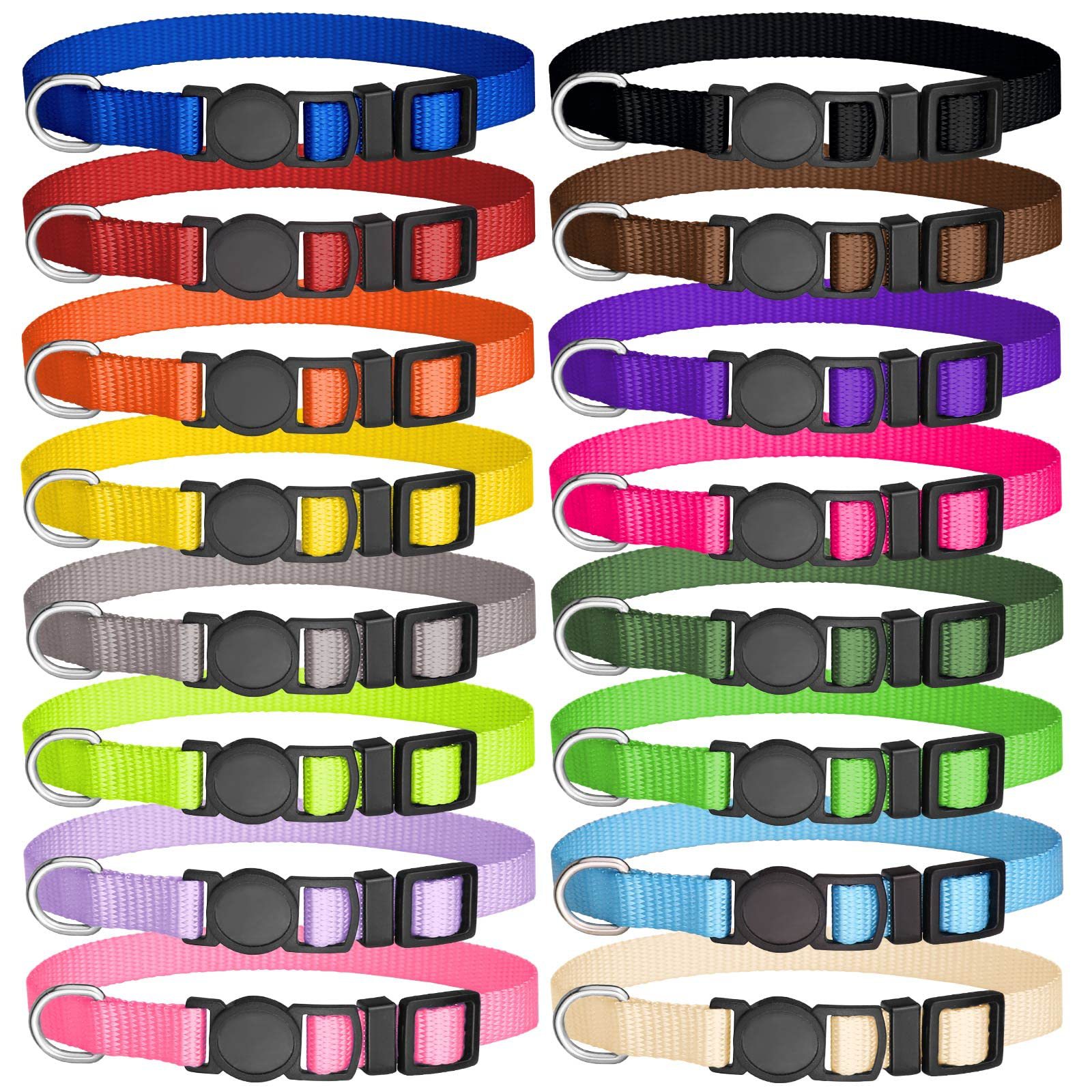Hot Cat Collar Kitten Puppy Collar Nylon Soft Dog Collar Anti-Suffocation - Image 5