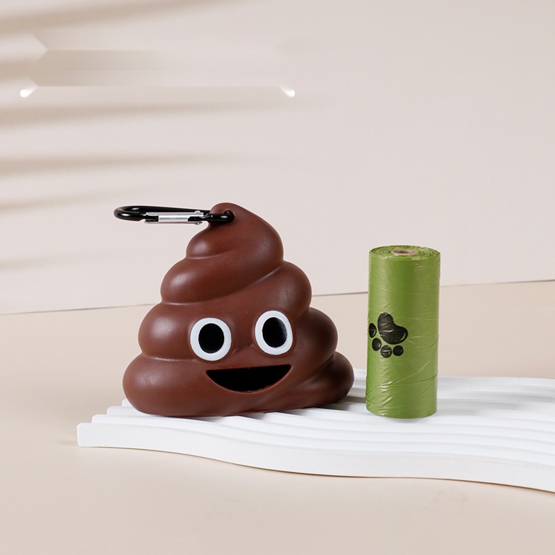 Stool Dispenser Cat and Dog out Hanging Buckle Portable Stool Poop Dispenser Degradable Stool Storage Box - Image 4