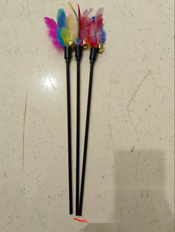 Special Offer Interactive Cat Wand Bell Interactive Cat Wand Cat Toy Wild Chicken Feather Interactive Cat Wand Funny Cat - Image 8