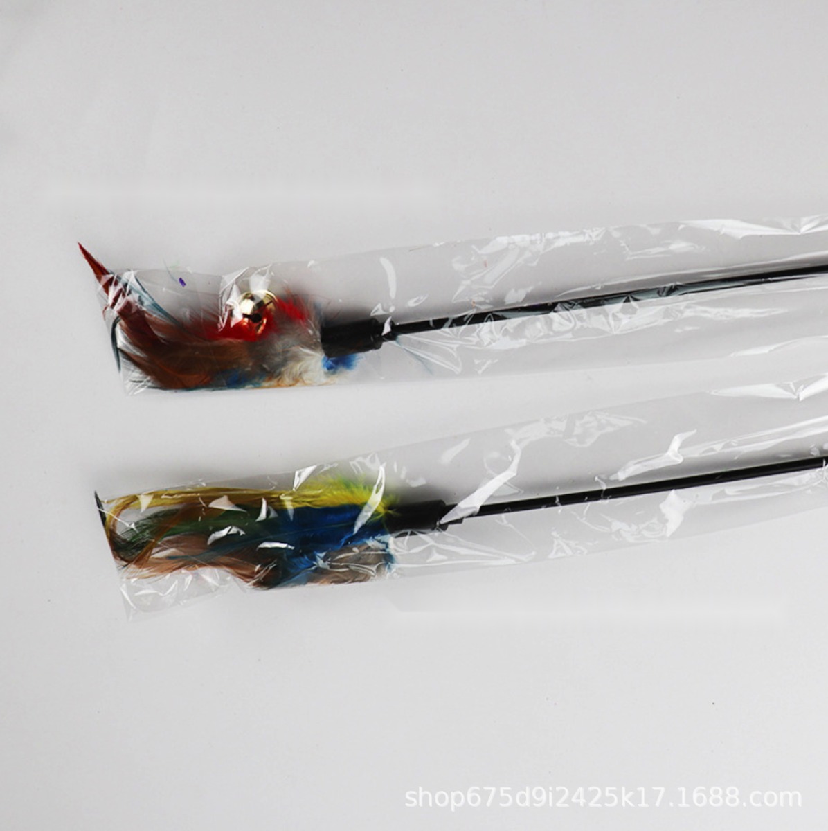 65cm and 50cm Cat Supplies—Bells, Pet Feather Teasers, and Cat Toys - Image 7