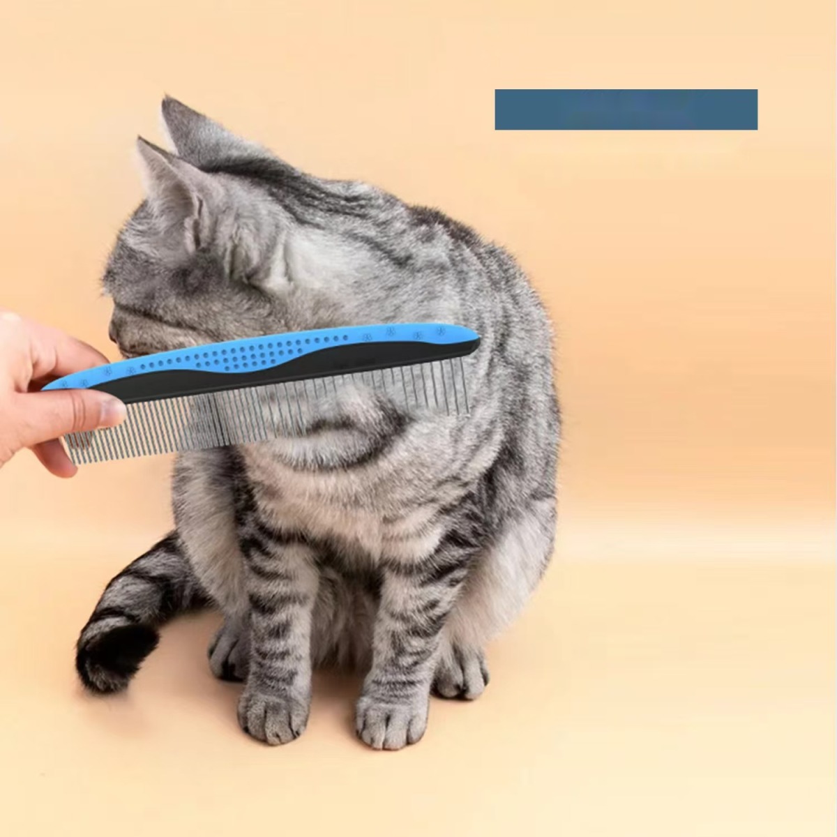 One-Piece Delivery Labeling Pet Cat Dog Supplies Cat Comb Artifact Knot Comb Row Comb Cat Comb - Image 3