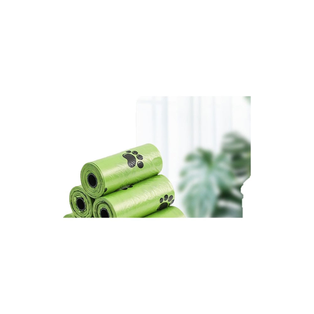 Pet Cleaning Supplies 1.5 Silk Screen Flower Pet Dog Stool Bag Portable Point Break Degradable Cleaning Bag Garbage Bag - Image 3