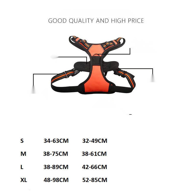 Vest Dog Traction Rope Labrador Golden Retriever Supplies Small Medium Large Dog Walking Dog Rope Dog Chain - Image 3