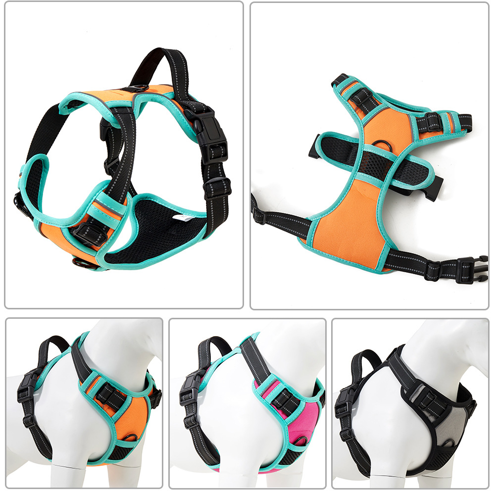 Yiwu Yisheng Bag Cat and Dog out Chest Strap Small Big Dog Vest Oxford Cloth Dog Pet Chest Strap Traction Rope - Image 3