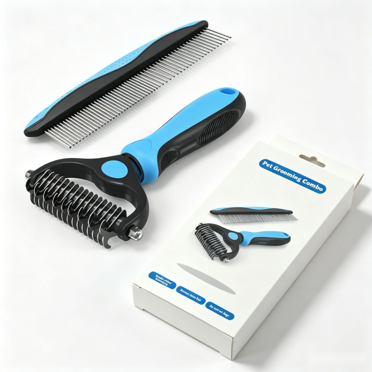 Pet Comb Knot Comb Nail Clippers Set Cat and Dog Cleaning Beauty Set Cat Nail File Nail Clippers Needle Comb - Image 6
