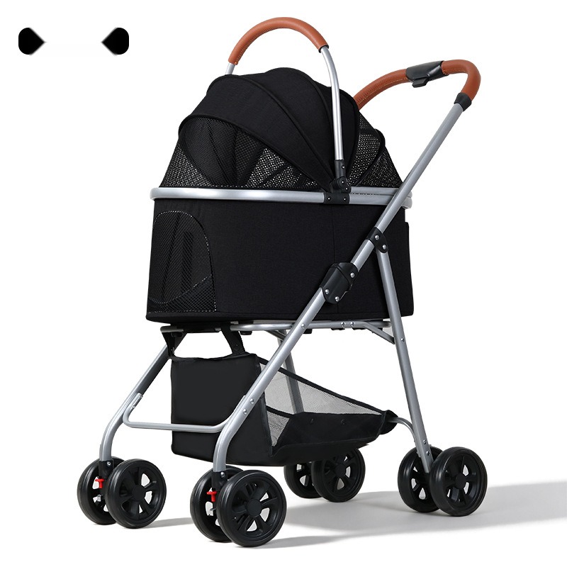 Detachable Pet Stroller Front Wheel Universal Lightweight Outdoor Dog Walking Cat Universal Four-Wheeled Vehicle Corgi D - Image 6