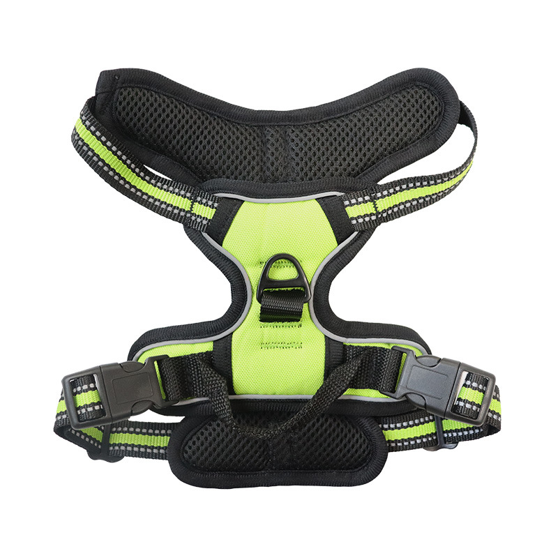 Pet Reflective Comfortable Breathable Saddle Chest Strap Strong Durable Dog Traction Chest Back Multi-Color Optional Fac - Image 3