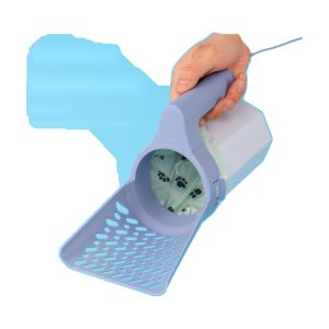 Cat Litter Shovel Removable Large Capacity Poop Shovel Storage Box Garbage Bag Cat Cleaning Tools in Stock