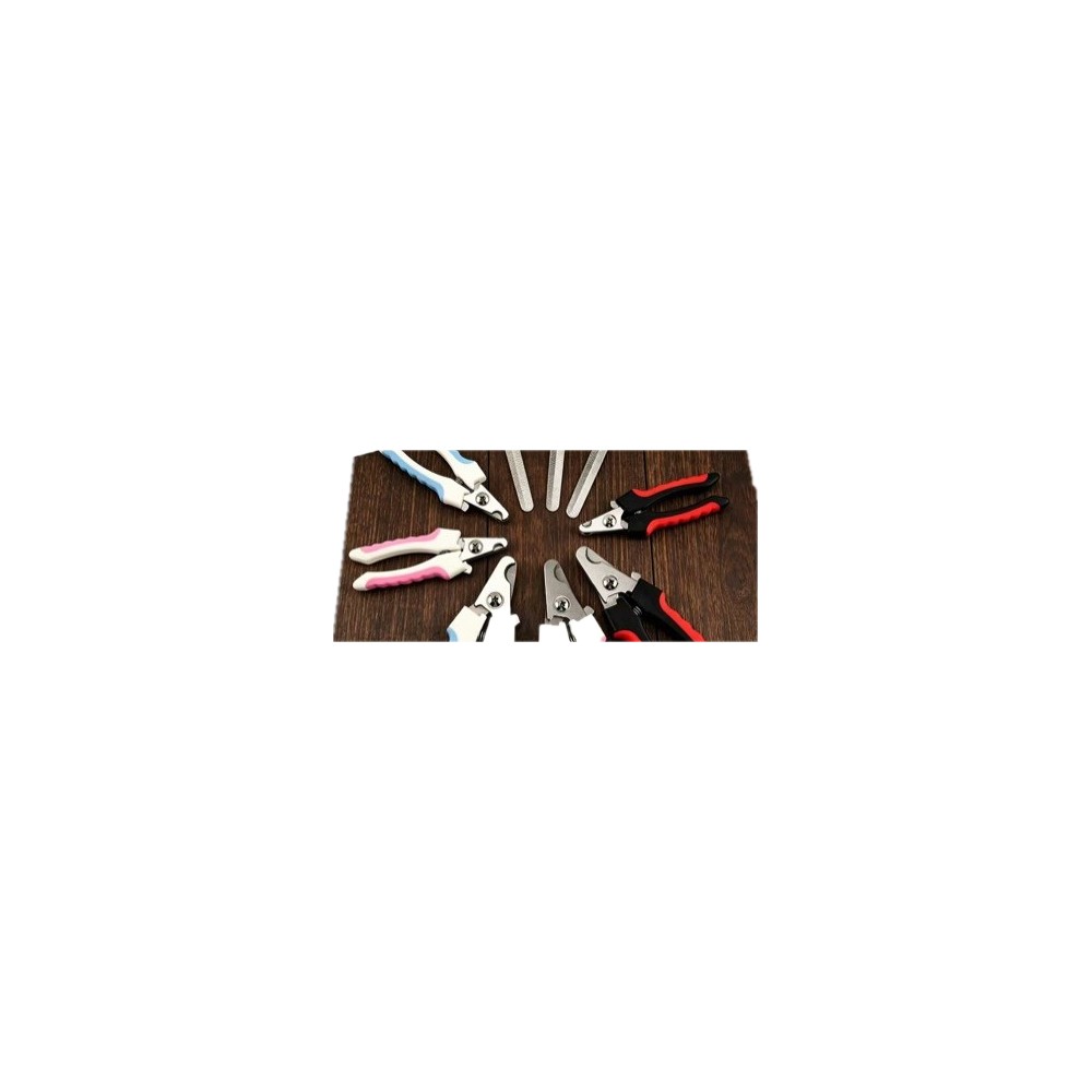Stainless Steel Pet Nail Clippers Golden Retriever Special Set Grinding Machine Nail Clippers Cat Dog Small Dog Beauty A - Image 7