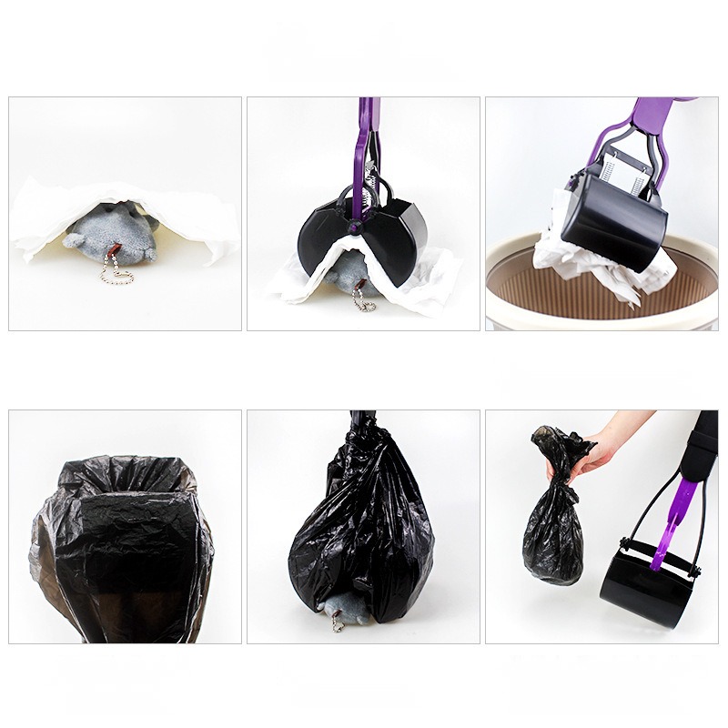 Pet Pick-up Clip Poop Clip Pick-up Toilet Portable Easy-to-Take Long Handle Shovel Poop Dog Toilet 7 - Image 6