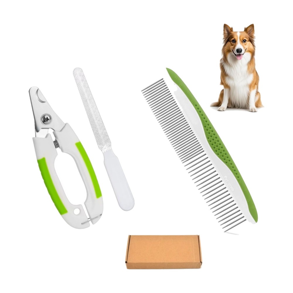 Pet Cat Supplies Comb Needle Comb Knot Comb Nail Clippers Artifact Cat Essential Supplies - Image 8
