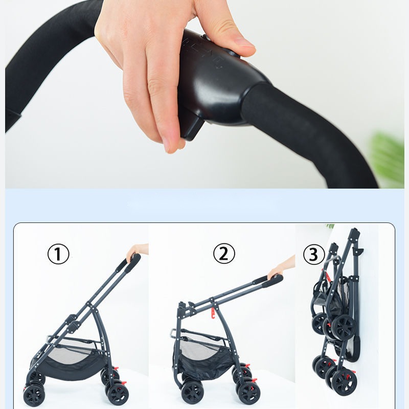 Detachable Pet Stroller Front Wheel Universal Lightweight Outdoor Dog Walking Cat Universal Four-Wheeled Vehicle Corgi D - Image 4