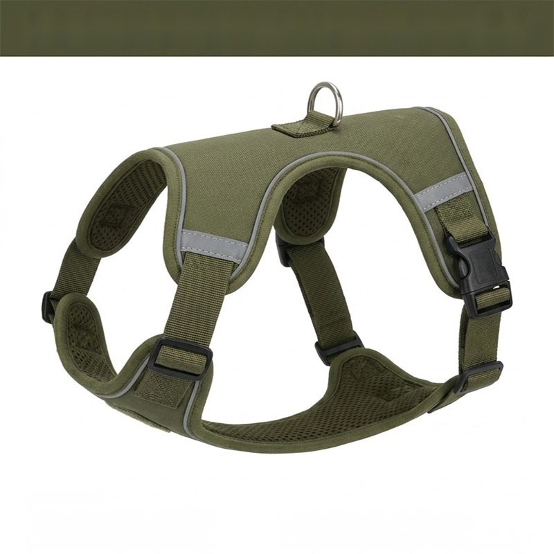 Pet Dog Outdoor Walking Dog I-Shaped Chest Back Explosion-Proof Punching Breathable Reflective Vest Medium and Large Dog - Image 5