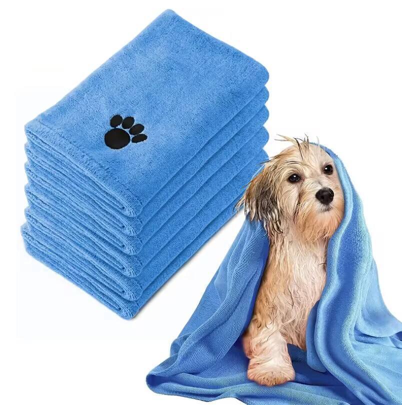 Pet Towel Bath Towel Mat Quick-Drying Absorbent Customized Extra Large Bath Microfiber Cat and Dog Towel Bath Towel - Image 3