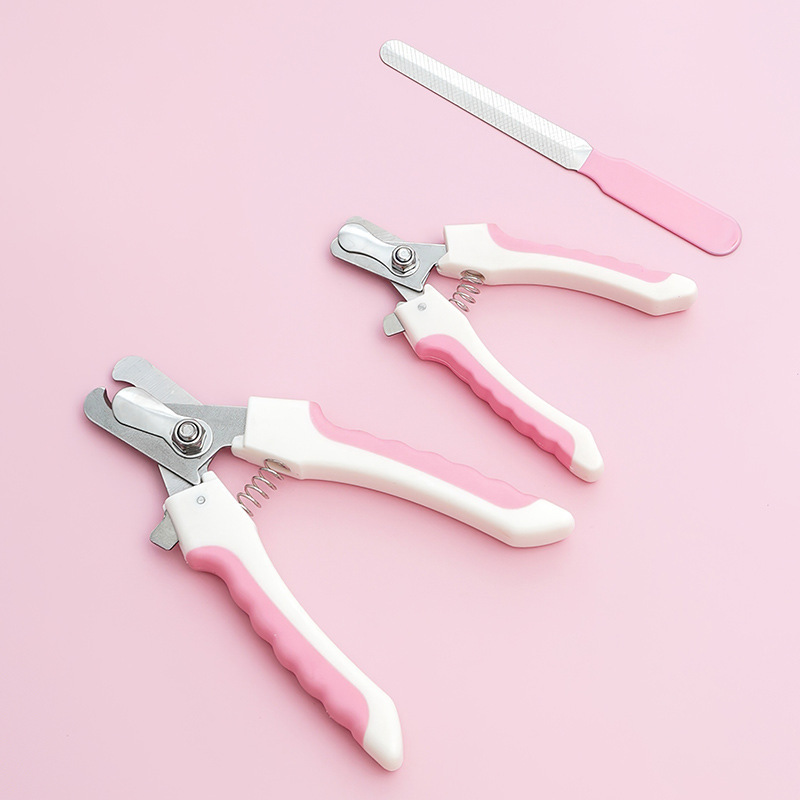 Stainless Steel Pet Nail Clippers Golden Retriever Special Set Grinding Machine Nail Clippers Cat Dog Small Dog Beauty A - Image 3