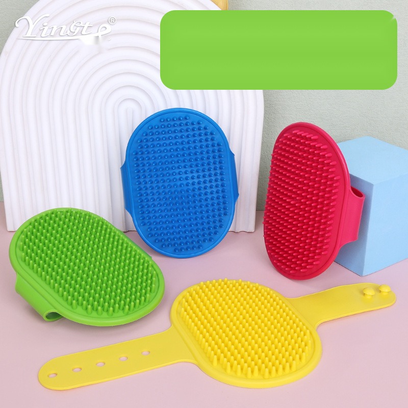 Pet Bath Brush Cat Dog Massage Brush Pet Comb Bath Gloves Cat Gloves Hair Removal - Image 7