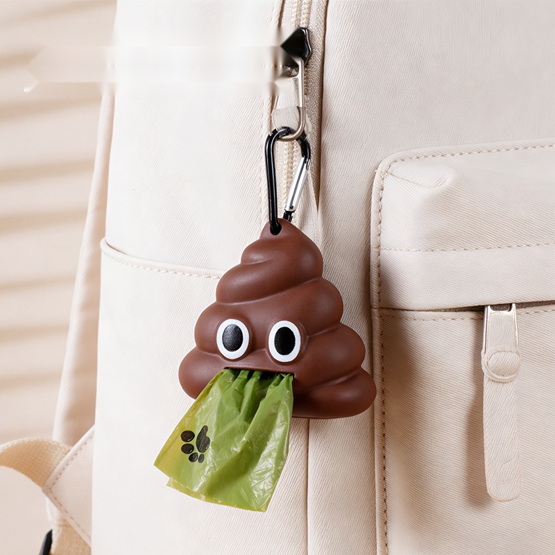 Stool Dispenser Cat and Dog out Hanging Buckle Portable Stool Poop Dispenser Degradable Stool Storage Box - Image 5