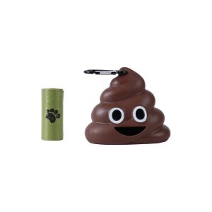 Stool Dispenser Cat and Dog out Hanging Buckle Portable Stool Poop Dispenser Degradable Stool Storage Box