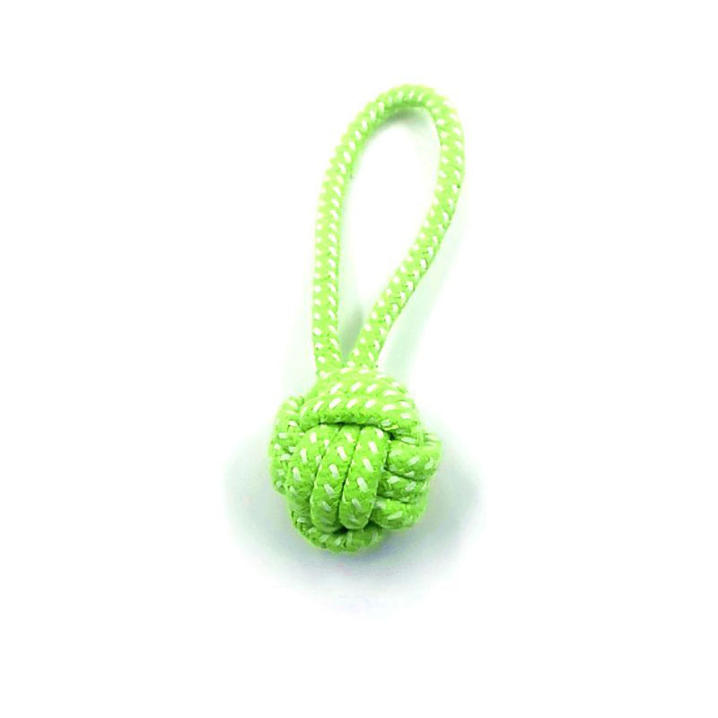 Rope Double Knot Toy Dog Bite Rope Molar Bite-Resistant Tooth Cleaning Hand Pull Rope Cotton Thread Woven Cat and Dog Fu - Image 6