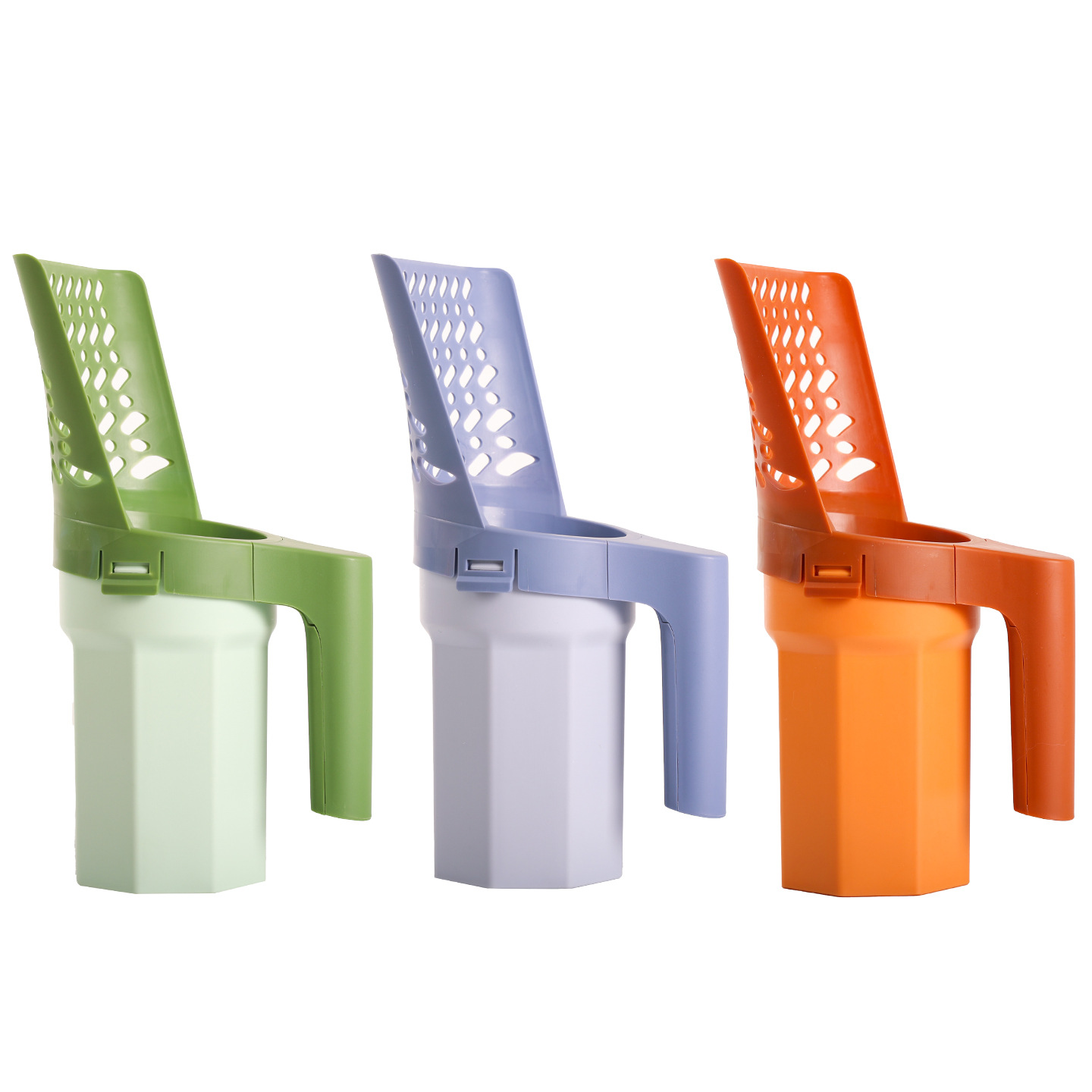 Removable Split Cat Litter Shovel Can Be Split without Dead Angle Cleaning Cat Poop Shovel Tofu Sand Mineral Sand Univer - Image 7