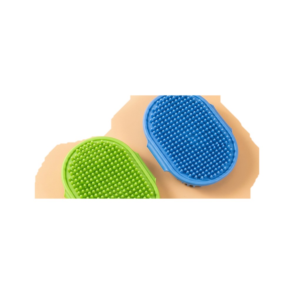 Pet Bath Massage Brush Cat Dog Bath Cleaning Artifact Deep Cleaning Anti-Lint Bath Brush