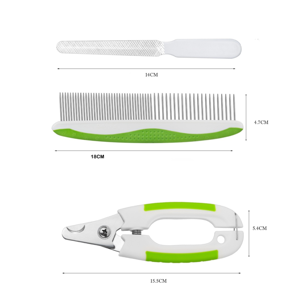 Pet Cat Supplies Comb Needle Comb Knot Comb Nail Clippers Artifact Cat Essential Supplies - Image 3