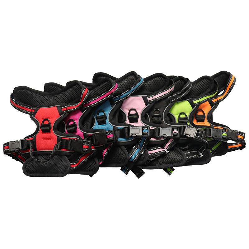Pet Reflective Comfortable Breathable Saddle Chest Strap Strong Durable Dog Traction Chest Back Multi-Color Optional Fac - Image 4