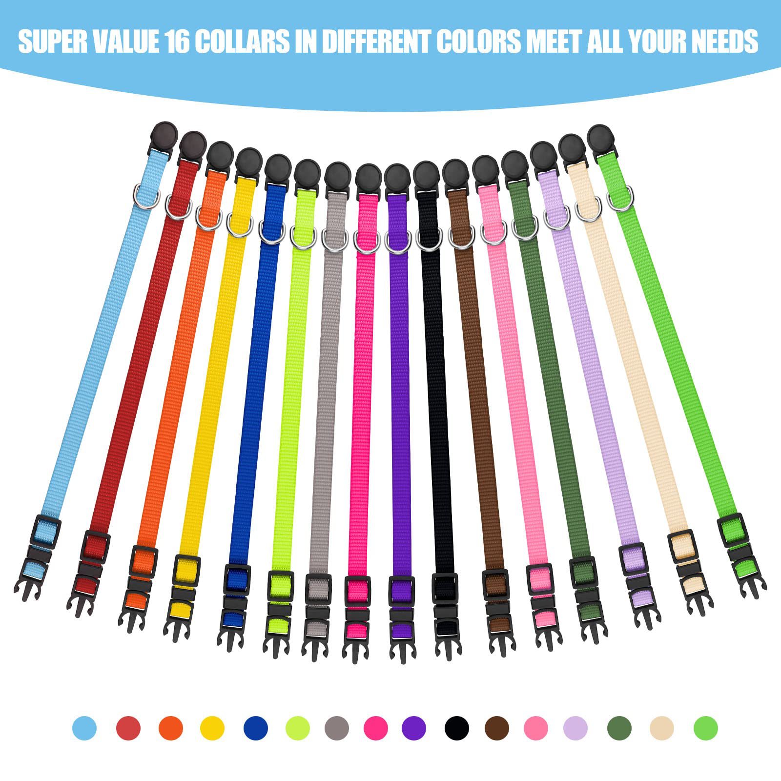Hot Cat Collar Kitten Puppy Collar Nylon Soft Dog Collar Anti-Suffocation - Image 4
