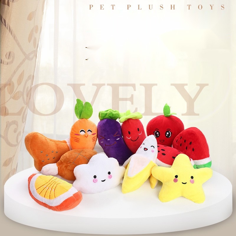 Dog Plush Sound Toy Bite-Resistant Molar Self-Hi Relieving Stuffy Cat Ball Rope Toy - Image 2