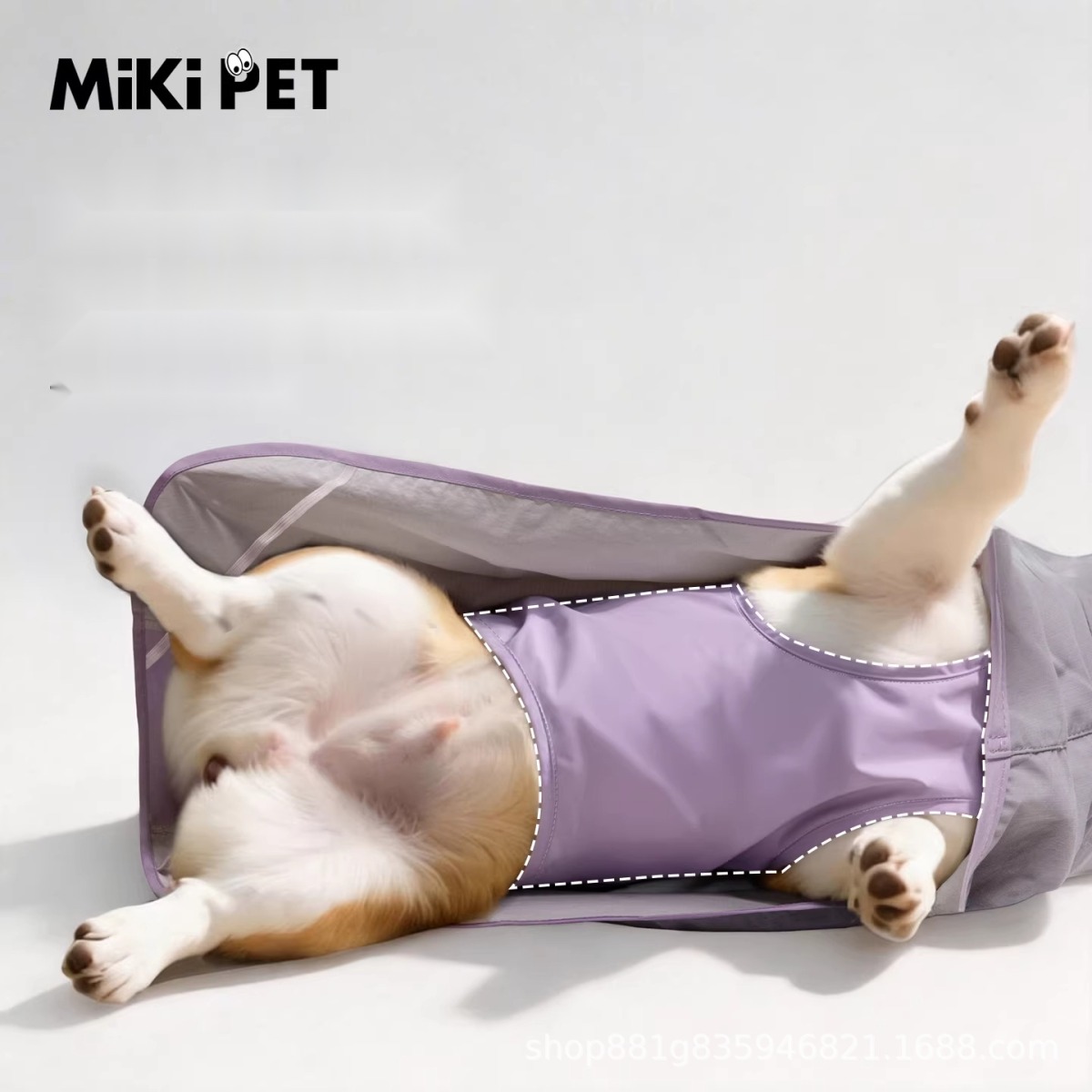 Corgi Dog Special Raincoat Waterproof Anti-Dirty Rainy Day Outdoor Dog Walking Medium Dog Pet Belly Protection Clothes D - Image 7