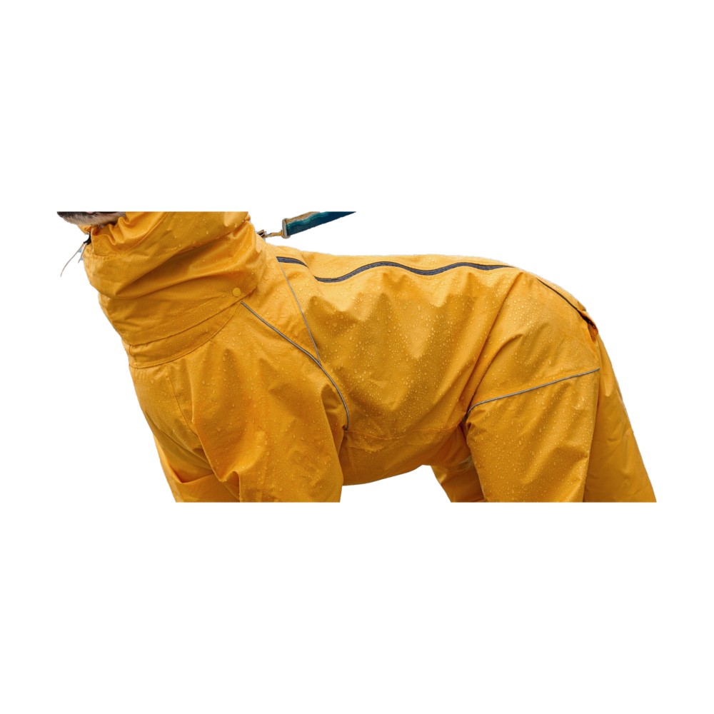 Pet Dog Big Dog Medium and Large Dog Golden Retriever Samoye Alaska All-Inclusive Raincoat Hooded Bag Tail Rain Gear - Image 2