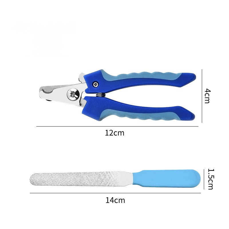 Stainless Steel Pet Beauty Supplies Large, Medium and Small Cat and Dog Nail Clippers Dog Nail Clippers Set - Image 4