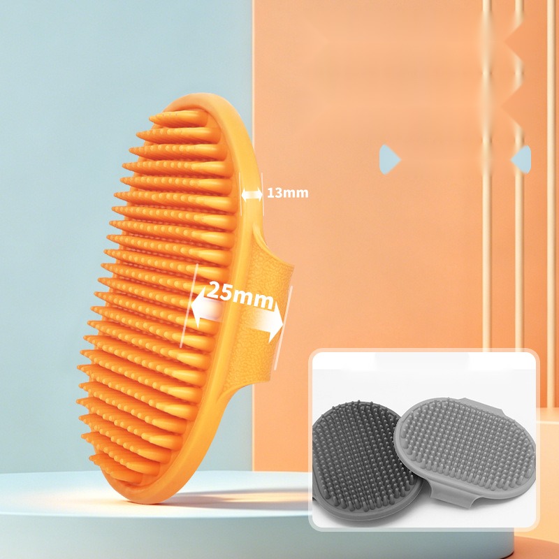 Pet Bath Brush Dog Cat Bath Gloves Multifunctional Table Leg Scratching Comb Massage Brush - Image 5