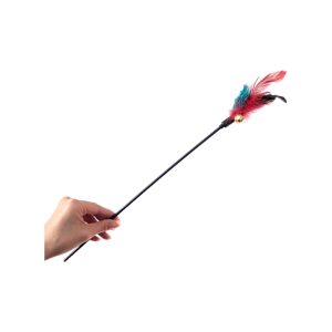 Interactive Cat Wand Macron Pet Super Long Rod Bell Cat Sound Toy Catnip Fun Interactive