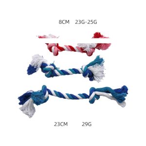 Dog Toy Set Spot Cotton Rope Bite Toy Wear-Resistant Dog Molar Toy Factory Amazon Knot