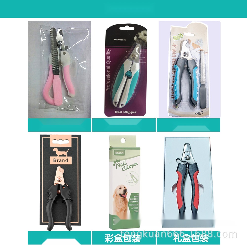 Pet Nail Clippers Dog Nail Clippers Nail Grinder Set Large and Small Dogs Cat and Dog Pedicure Special Pliers Factory - Image 5