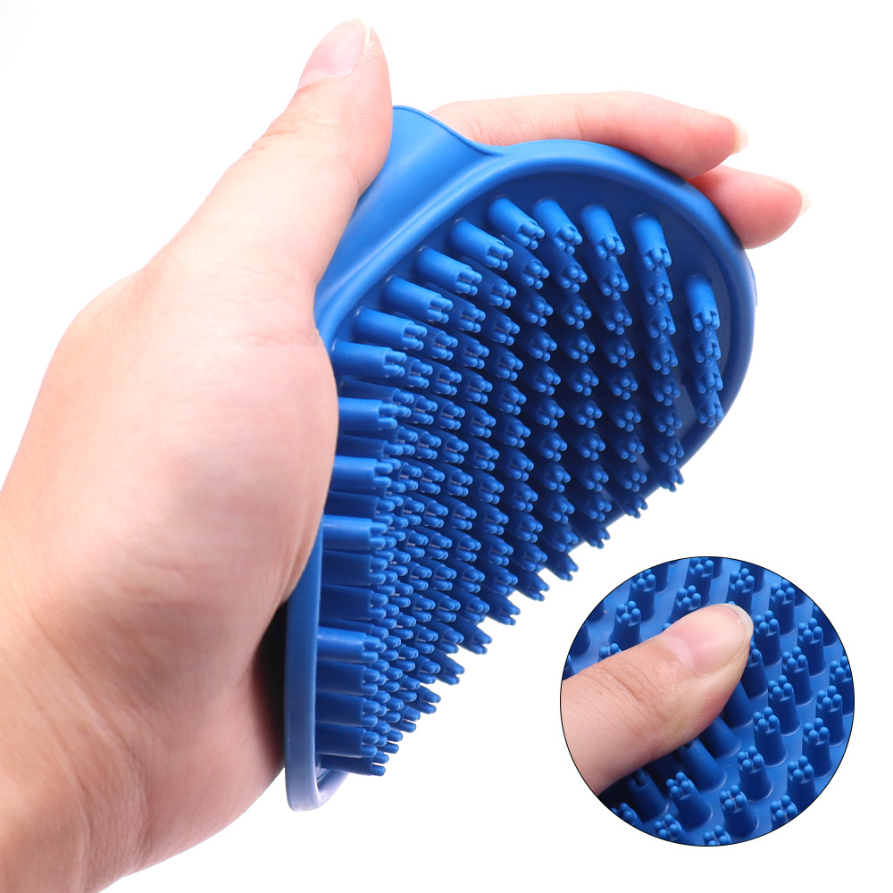 Silicone Pet Bath Brush Cat Dog Bath Brush Adjustable Cleaning Massage Brush Cat Brush Cat and Dog Supplies - Image 5