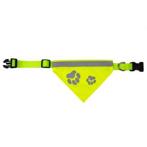 Pet Collar Cat and Dog Triangle Towel Saliva Towel Hound Anti-Miskill Warning Color Scarf