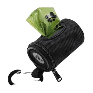 Cat and Dog Garbage Bag Convenient Storage Hanging Bag Waterproof Small round Bucket Dog Neck Portable Multifunctional S