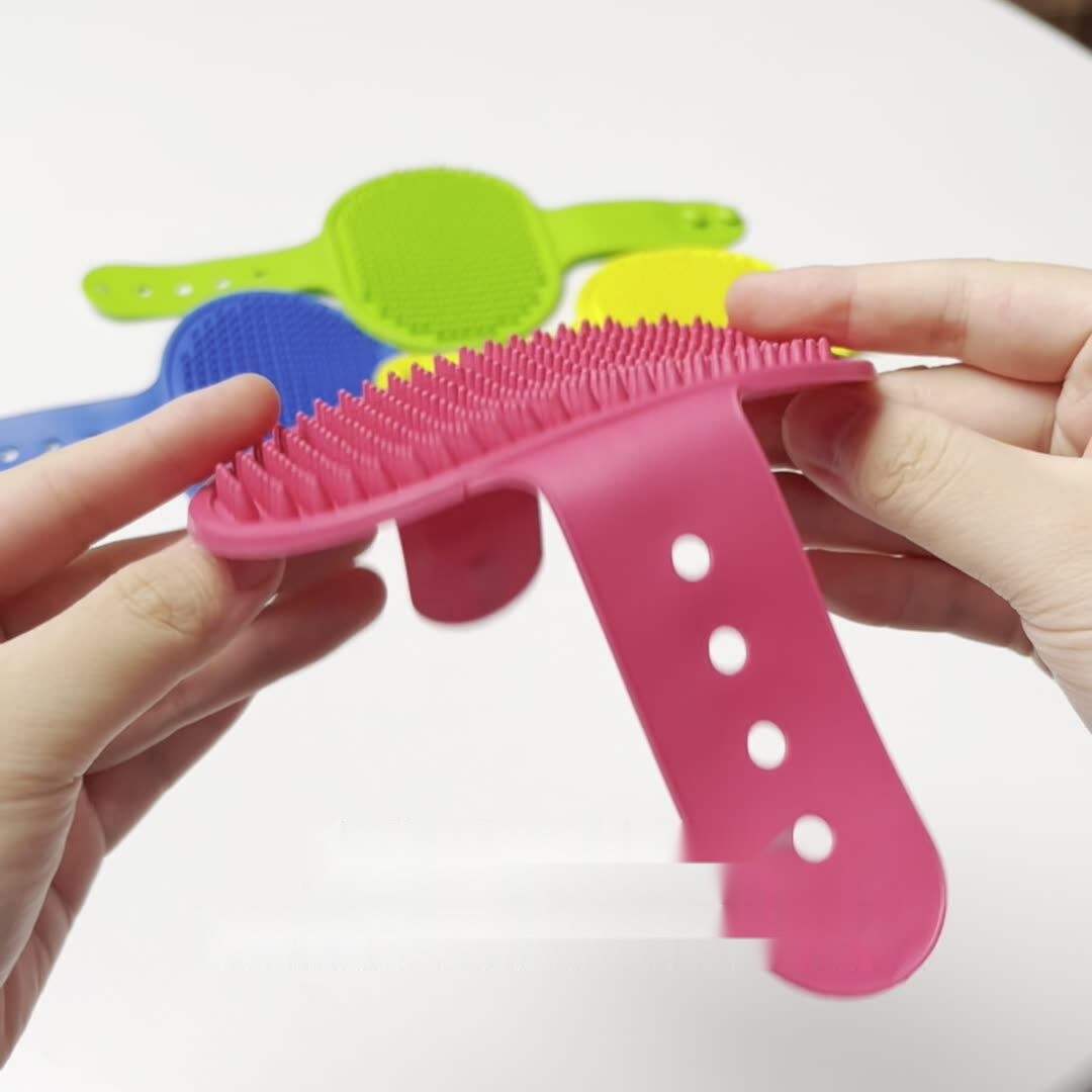 Pet Bath Brush Cat Dog Massage Brush Pet Comb Bath Gloves Cat Gloves Hair Removal - Image 3