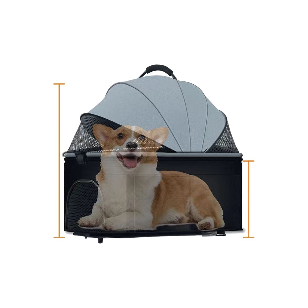 Pet Car Lightweight Foldable Puppy Car Special Dog Walking Baby Medium Small Dog Cat Outing Supplies
