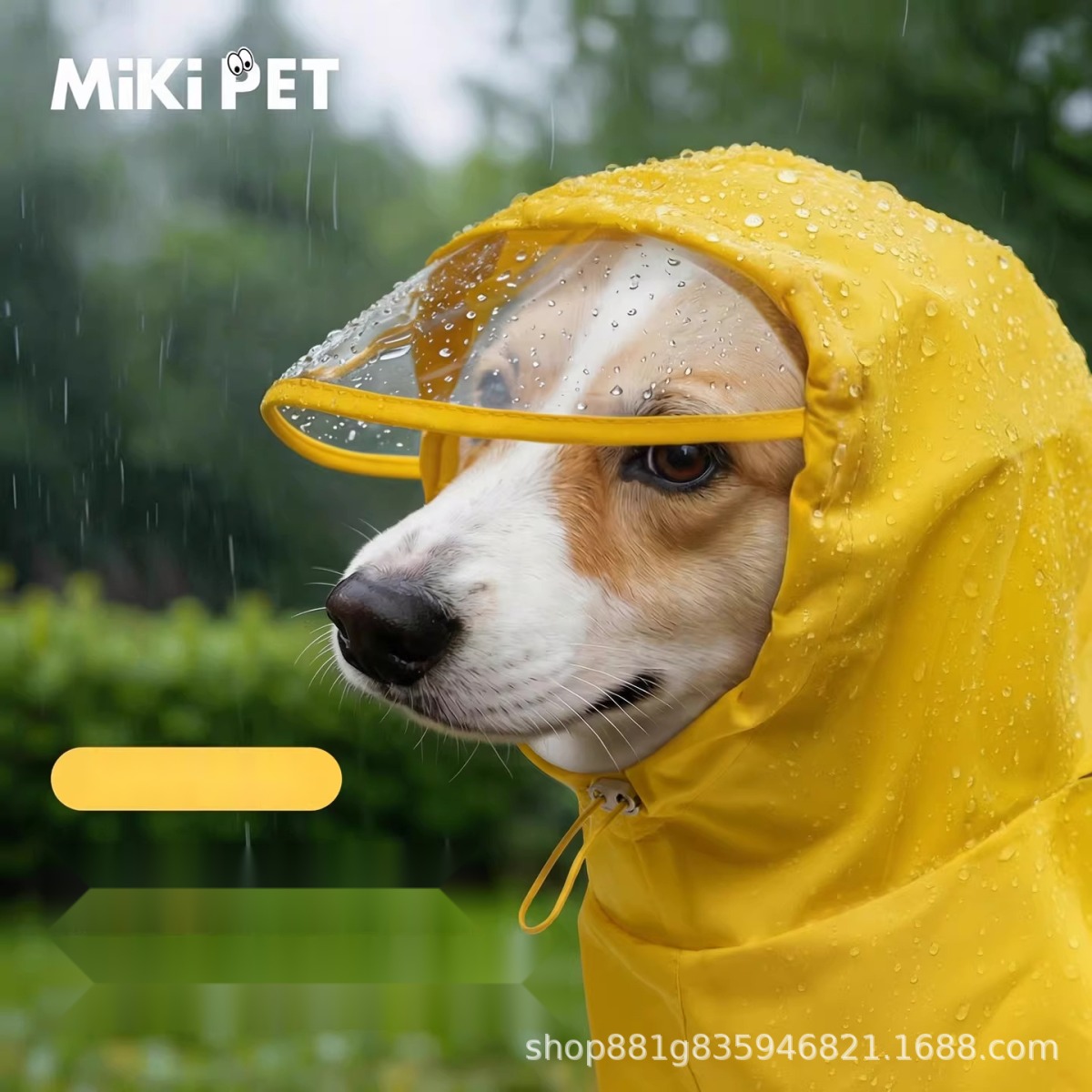 Corgi Dog Special Raincoat Waterproof Anti-Dirty Rainy Day Outdoor Dog Walking Medium Dog Pet Belly Protection Clothes D - Image 6