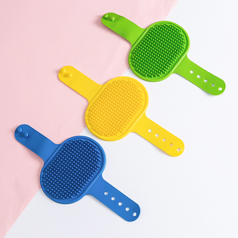 Table Leg Cat Itching Device Adjustable Gloves Massage Brush Pet Comb Dog Cat Cleaning Comb Bath Brush - Image 5