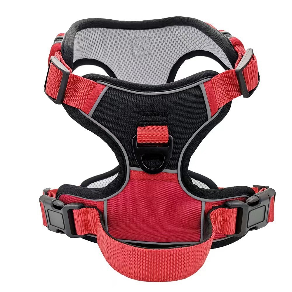 Pet Traction Rope Vest-Style Big Dog Chest Strap Reflective Explosion-Proof Dog Traction Rope Manufacturer - Image 4