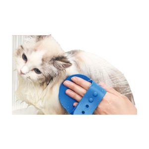 Eisenwell Pet Bath Brush Cat Massage Brush Dog Bath Gloves Cat Bath Brush