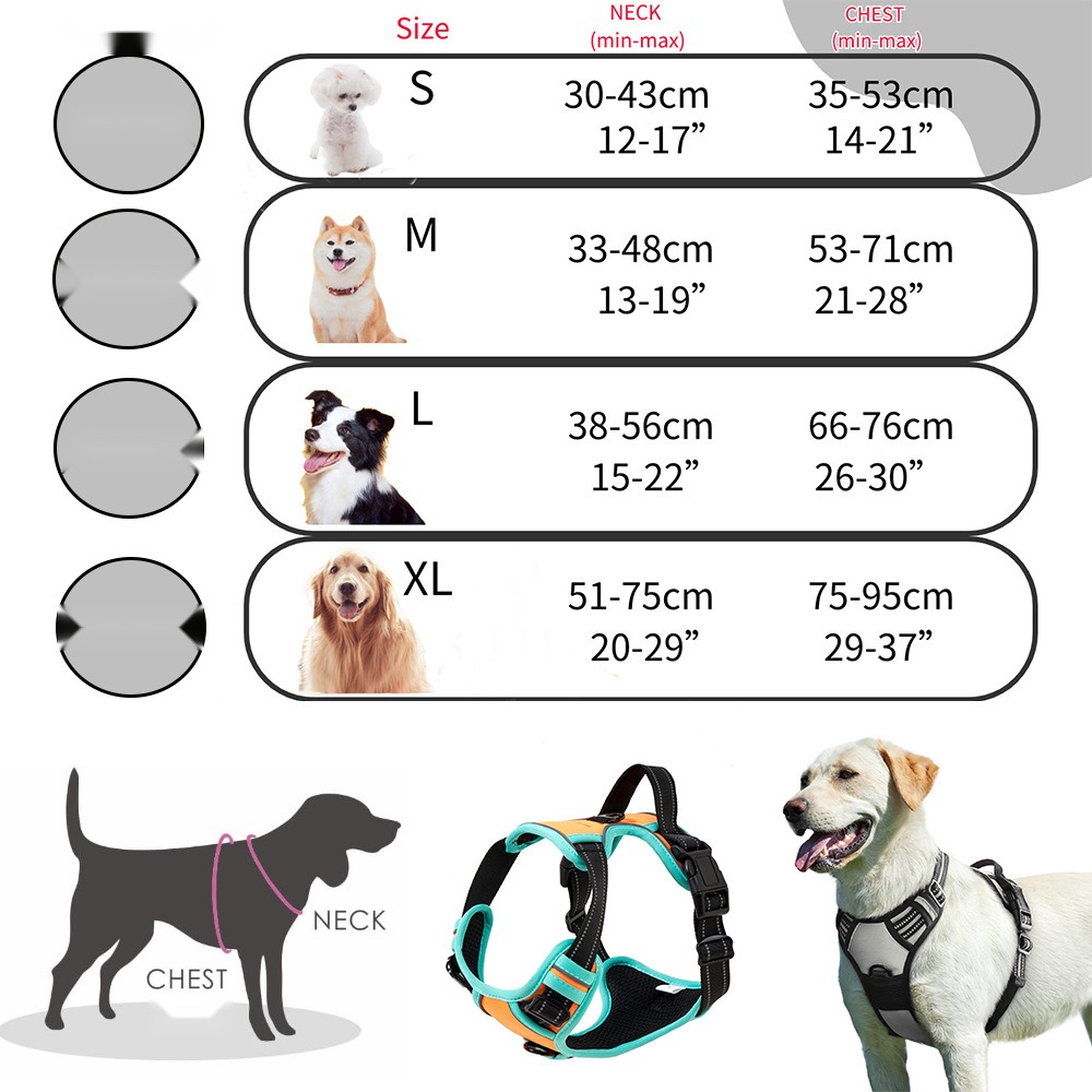Yiwu Yisheng Bag Cat and Dog out Chest Strap Small Big Dog Vest Oxford Cloth Dog Pet Chest Strap Traction Rope - Image 4