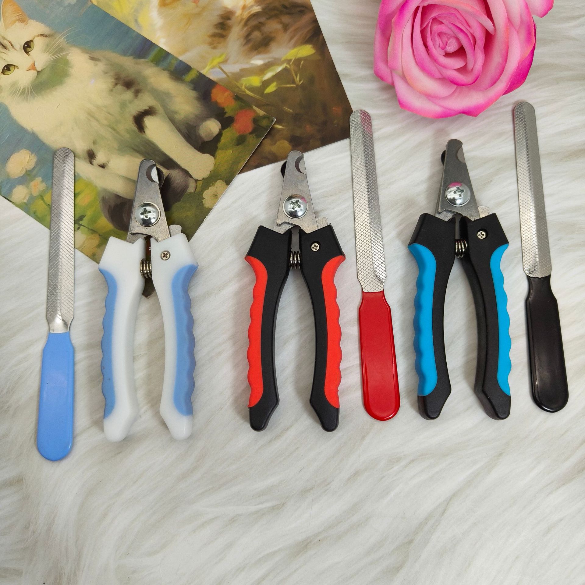 Labeling Factory Pet Nail Anti-Scratch Cleaning Large and Small Cat Nail Clippers Cat and Dog Pet Nail Clippers - Image 5