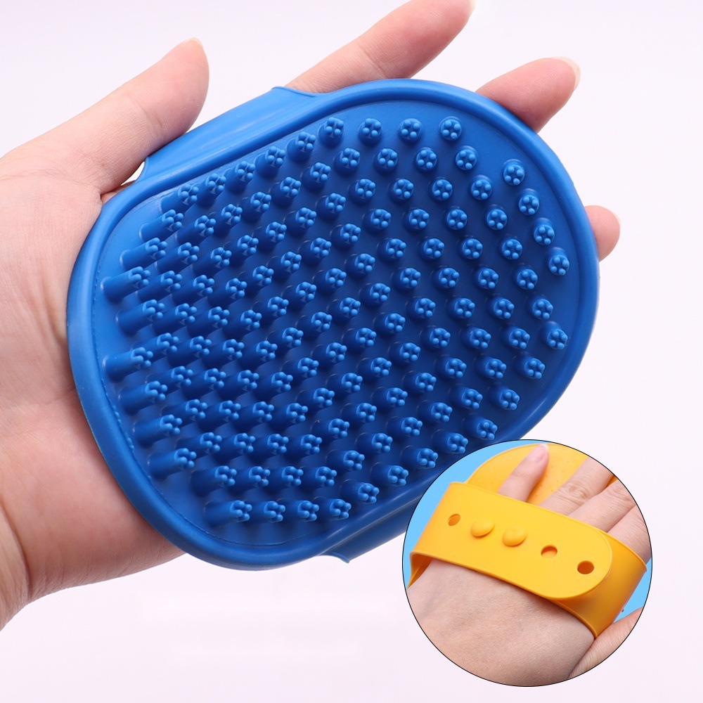 Silicone Pet Bath Brush Cat Dog Bath Brush Adjustable Cleaning Massage Brush Cat Brush Cat and Dog Supplies - Image 2