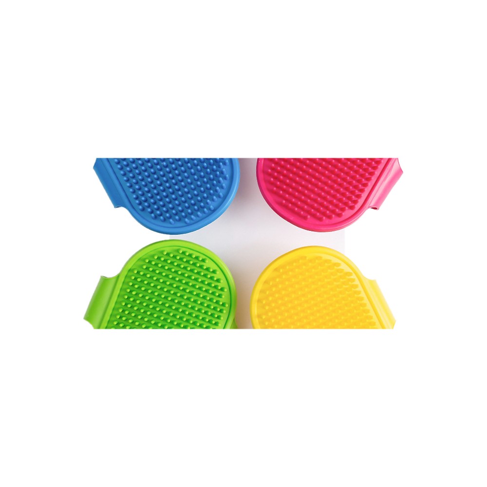Pet Bath Brush Dog Bath Massage Brush Cleaning Bath Brush Cat Massager Cat Hair Gloves - Image 8