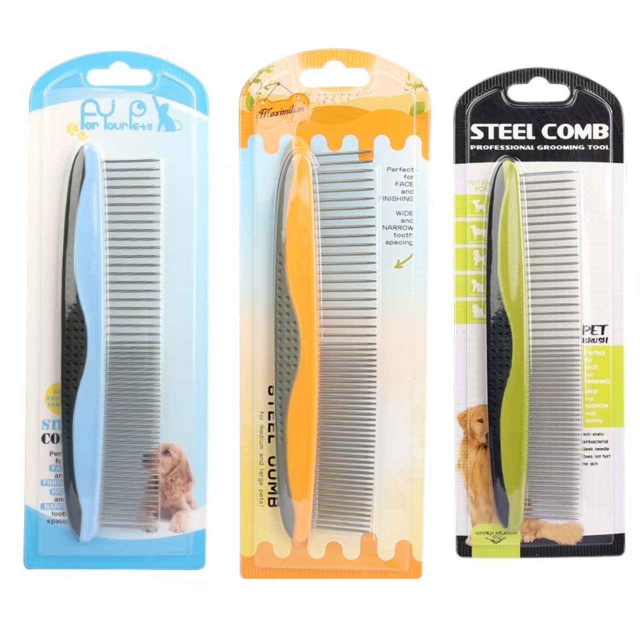 One-Piece Delivery Labeling Pet Cat Dog Supplies Cat Comb Artifact Knot Comb Row Comb Cat Comb - Image 5